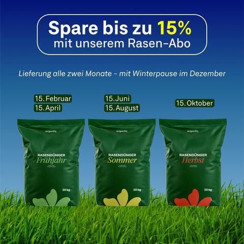 Jahres Abo - organtic.com - Rasen, Pflanzen, Interior und mehr