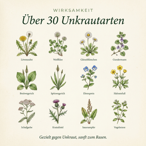 Sommerdünger mit Unkrautvernichter