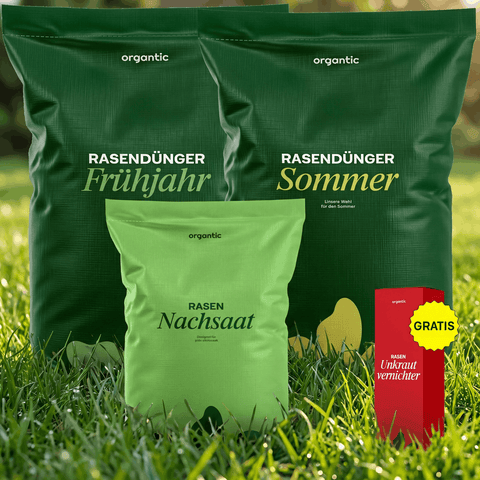 Champion - Set inkl. GRATIS Unkrautvernichter - organtic.com - Rasen, Pflanzen, Interior und mehr