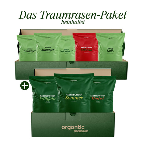 Das Traumrasen - Paket PREMIUM - organtic.com - Rasen, Pflanzen, Interior und mehr