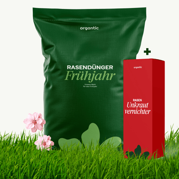 Frühjahrrasendünger mit Unkrautvernichter