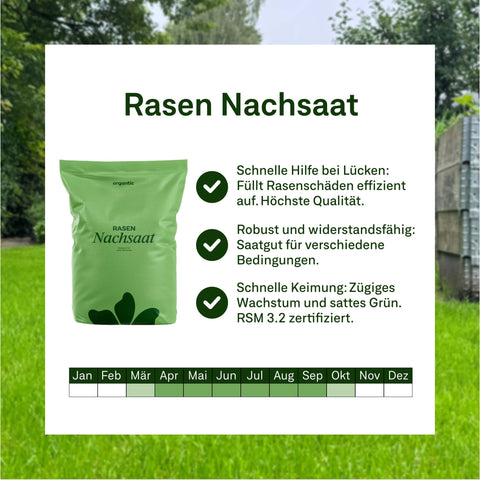 Frühjahr - Rasenset - organtic.com - Rasen, Pflanzen, Interior und mehr