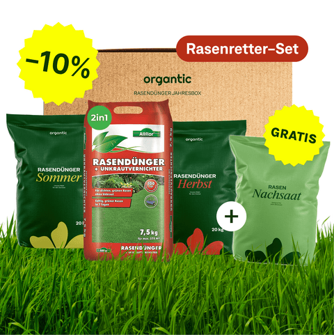 Rasenretter - Set - organtic.com - Rasen, Pflanzen, Interior und mehr