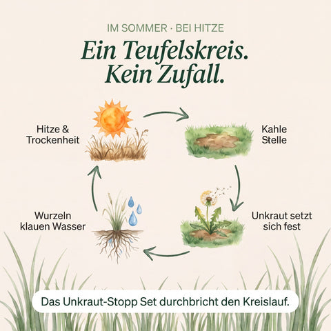 Unkraut-Stopp Set - Sommer - organtic.com - Rasen, Pflanzen, Interior und mehr
