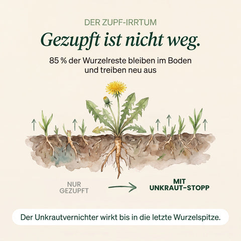 Unkraut-Stopp Set - Sommer - organtic.com - Rasen, Pflanzen, Interior und mehr