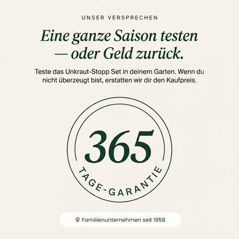 Unkraut-Stopp Set - Sommer - organtic.com - Rasen, Pflanzen, Interior und mehr
